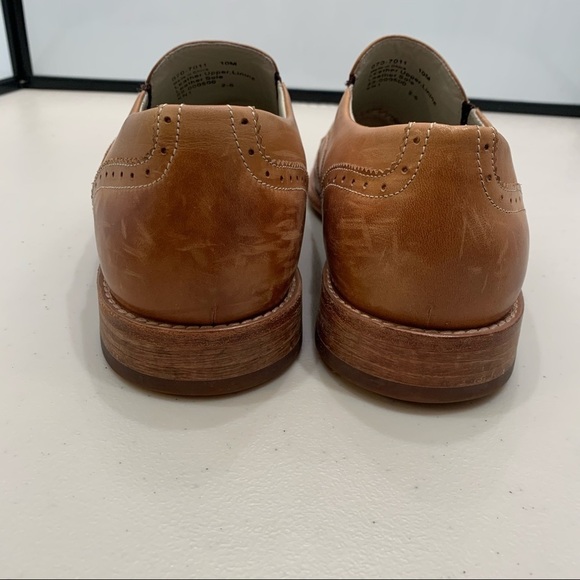 Perry Ellis Mens Wingtip Two Tone Brown Slide On Loafer Dress Shoes Size 10 M. main image 9
